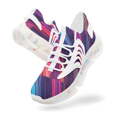 Neon Drip Unisex Low Top Mesh Trainers