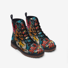 Vibe Crew Urban Tag Casual Leather Lightweight boots