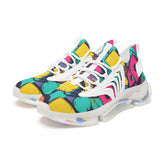 retro pop unisex low top trainers
