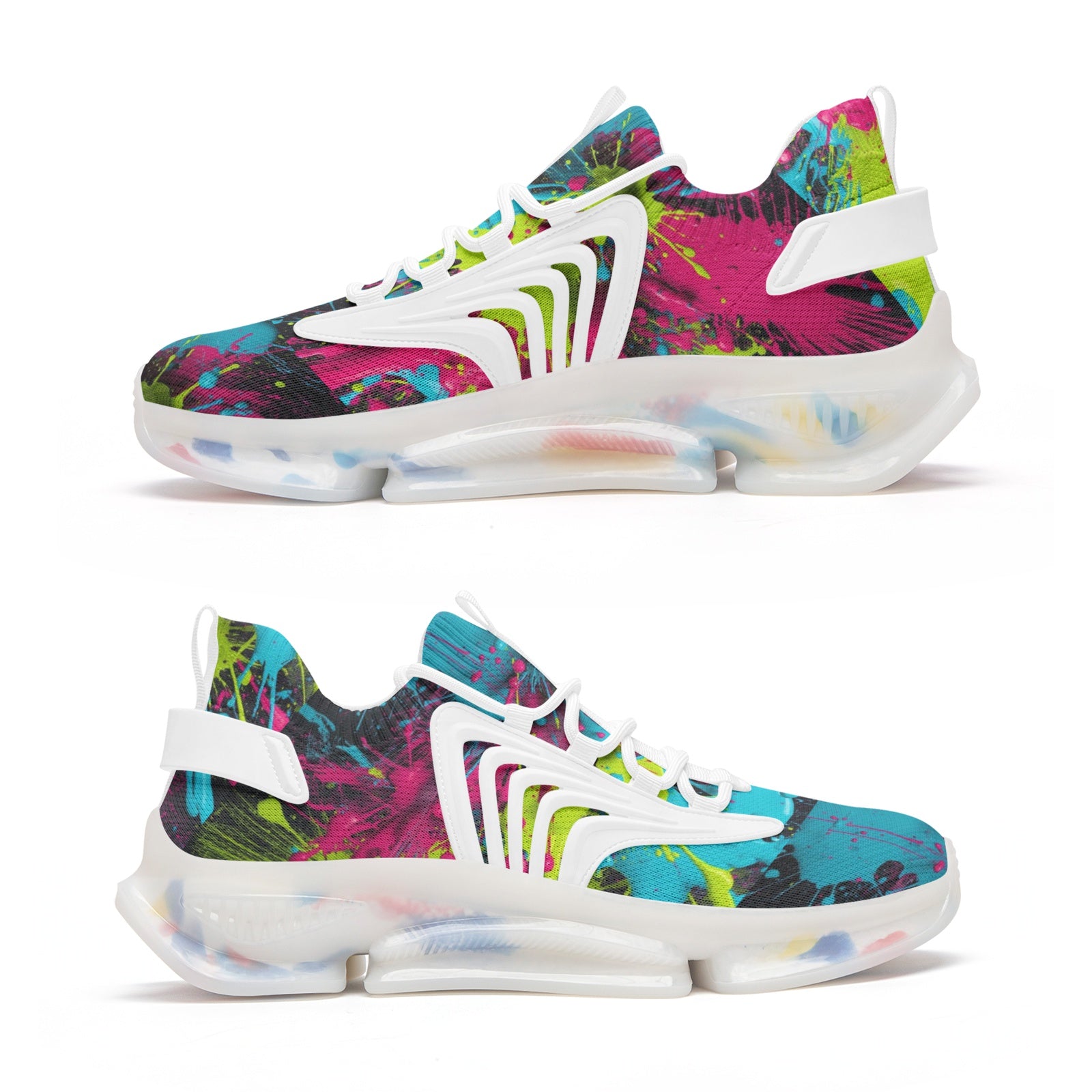 Acid Splash Low Top Mesh Trainers
