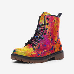 Vibe Crew Striking Blaze Casual Leather Lightweight boots