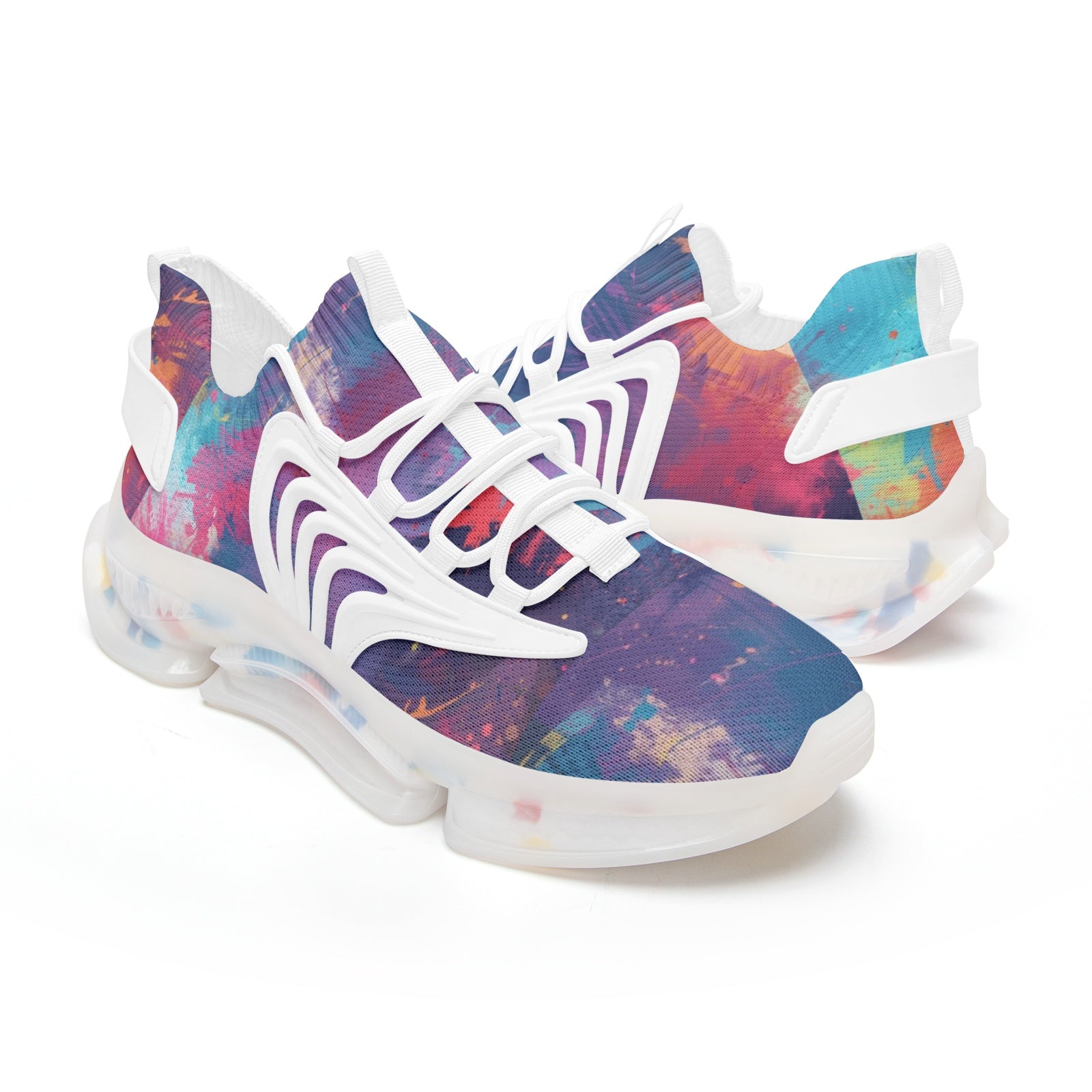 Cloud Explosion Unisex Low Top Mesh Trainers