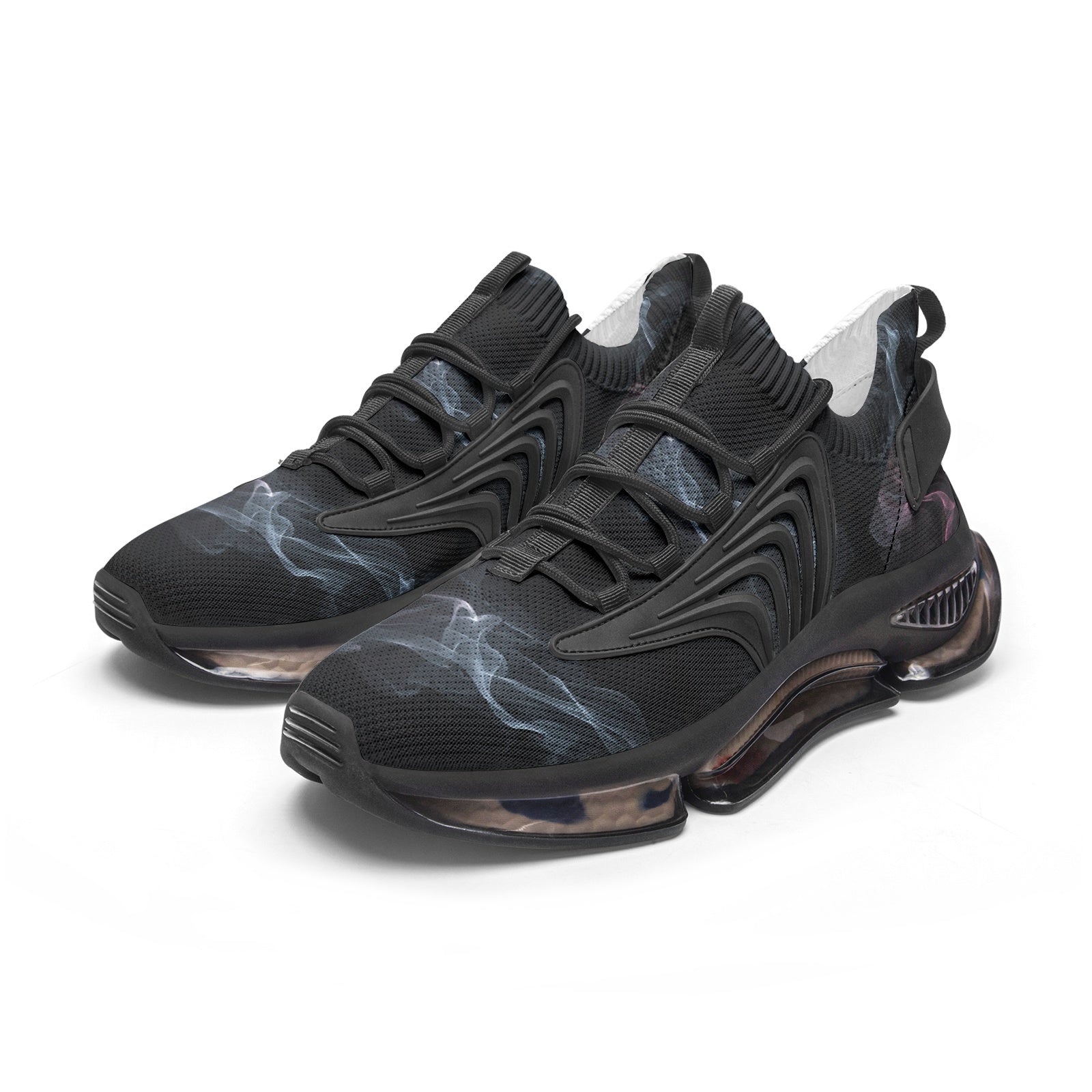 Dark Smoke Energy Low Top Mesh Trainers