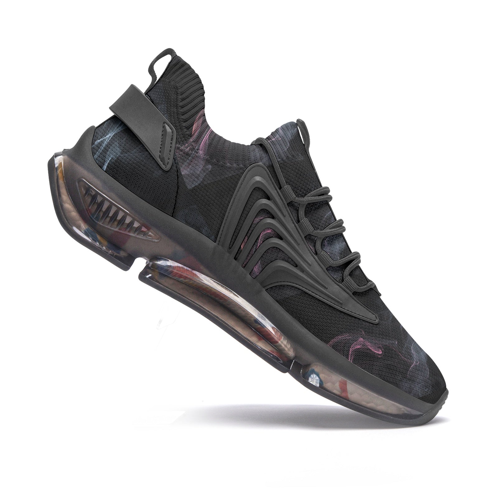 Dark Smoke Energy Low Top Mesh Trainers