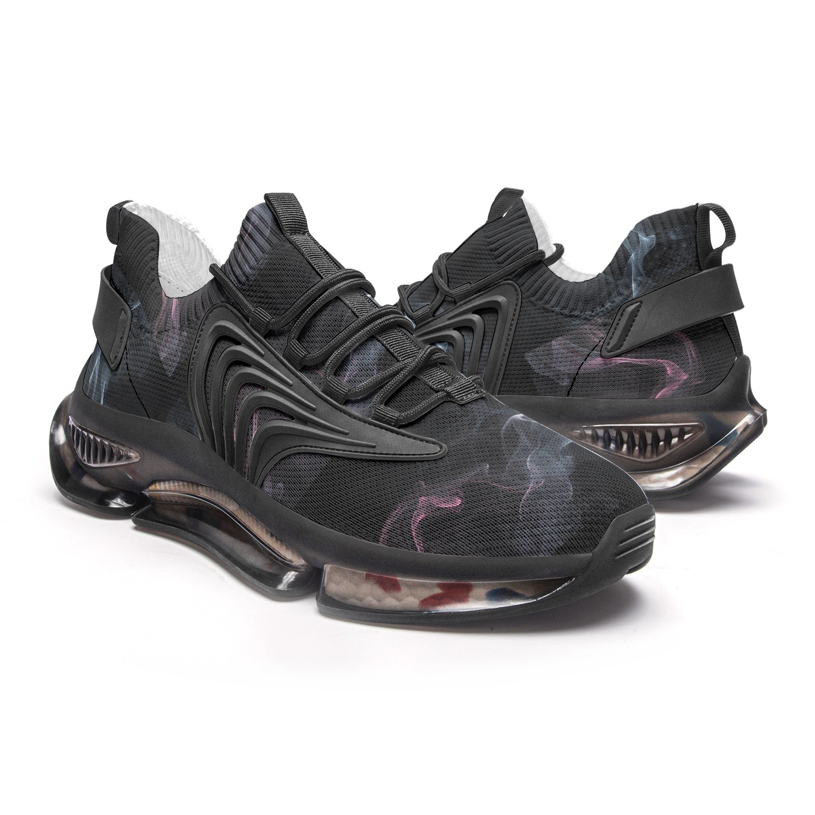 Dark Smoke Energy Low Top Mesh Trainers