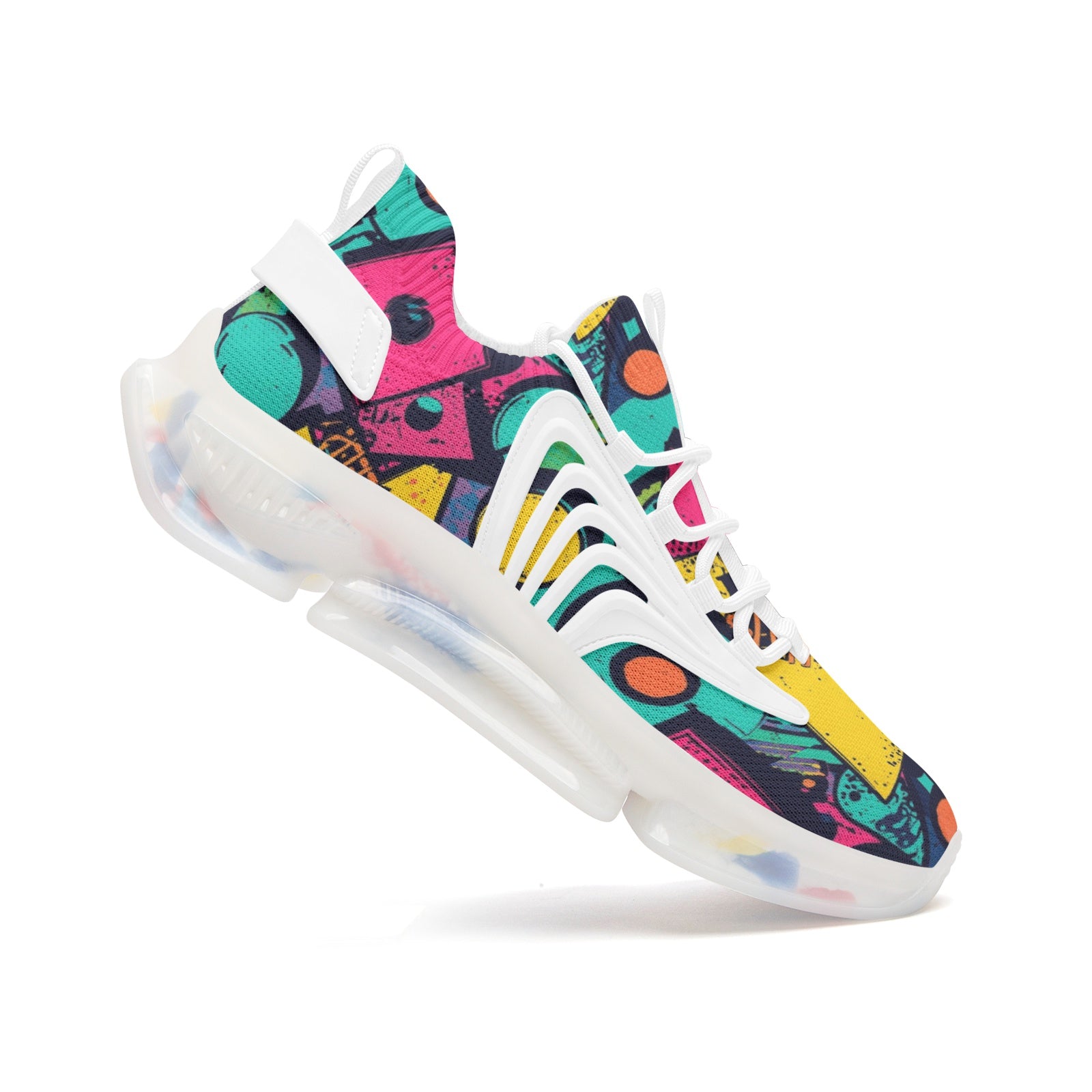 retro pop unisex low top trainers