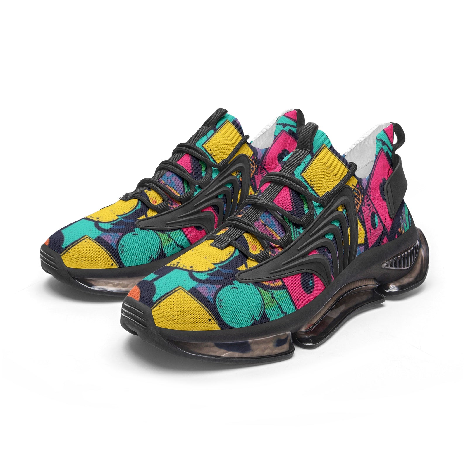 retro pop unisex low top trainers