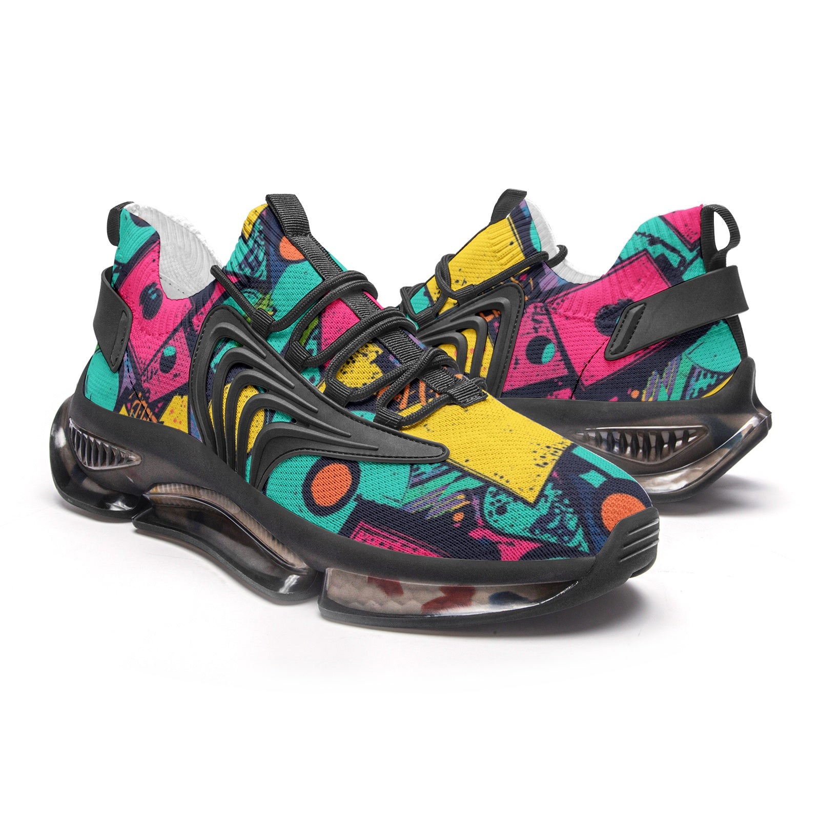 retro pop unisex low top trainers