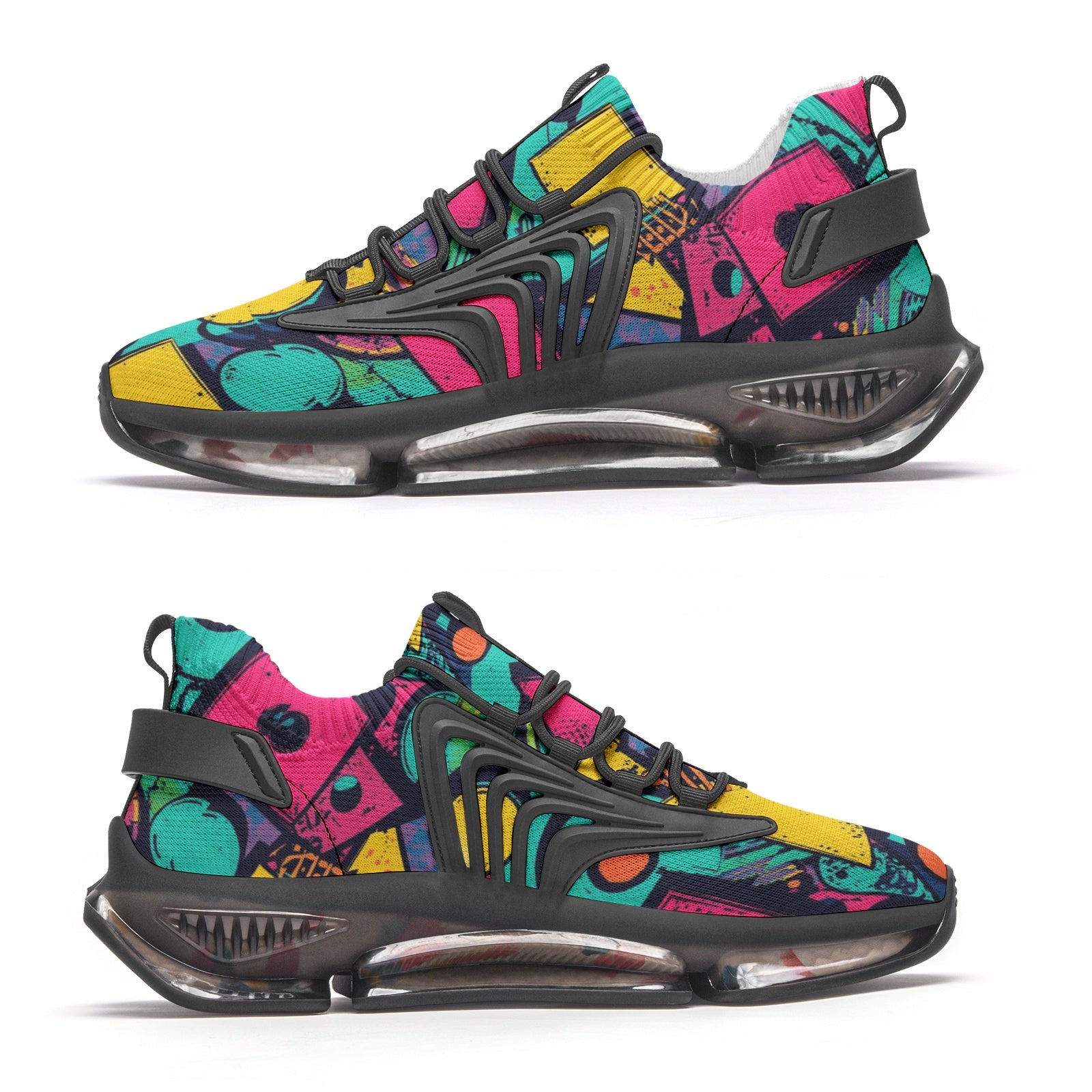 retro pop unisex low top trainers